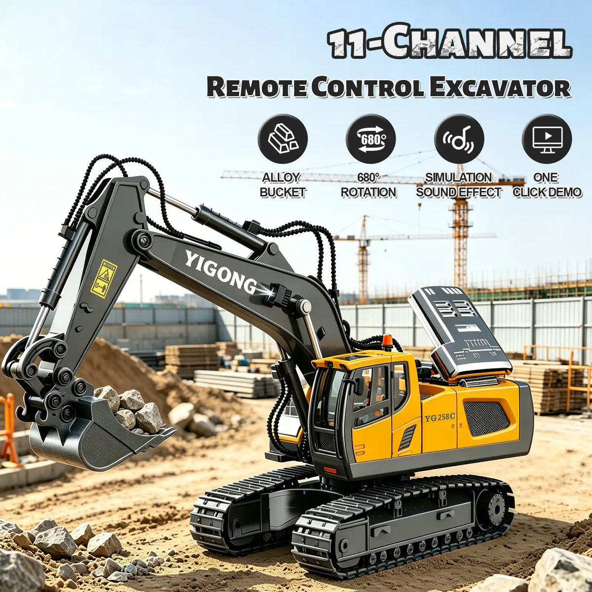 Set Costruzioni RC 4 Veicoli