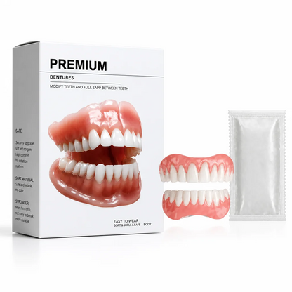 Set di dentiere termoadattabili di grado medico (superiore e inferiore)