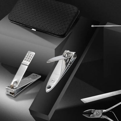 Set professionale per manicure e pedicure LuxeTools in acciaio inossidabile, 19 pezzi
