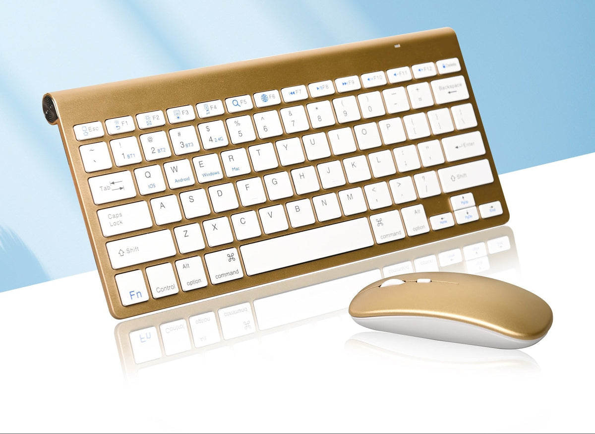 Set tastiera e mouse compatti wireless