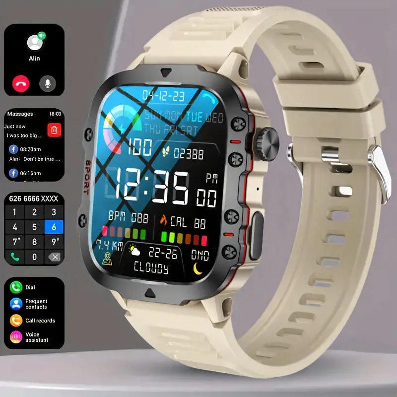 Smartwatch outdoor | Design impermeabile IP68 per allenamento quotidiano e uso esterno