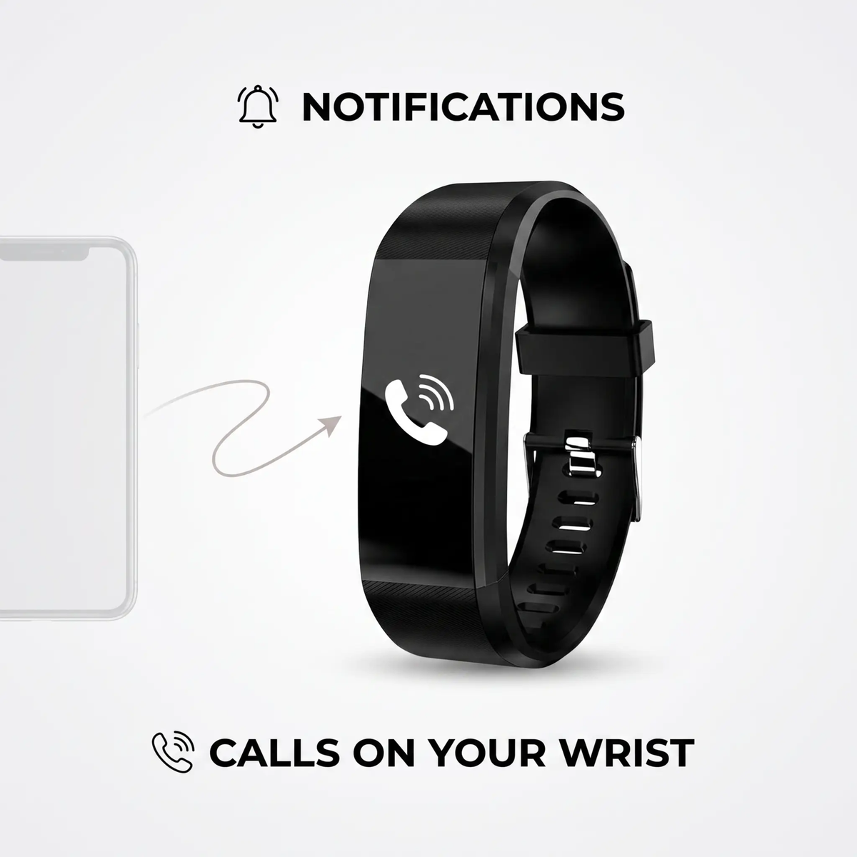 Smartwatch per anziani con monitoraggio frequenza cardiaca e pressione sanguigna