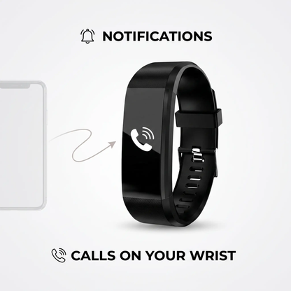 Smartwatch per anziani con monitoraggio frequenza cardiaca e pressione sanguigna