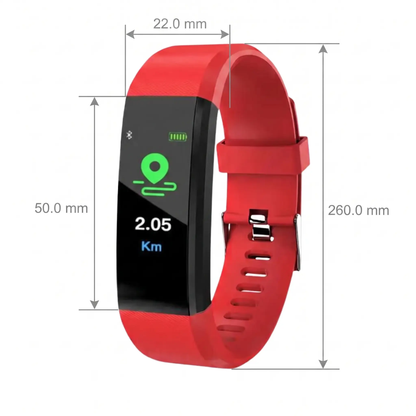 Smartwatch per anziani con monitoraggio frequenza cardiaca e pressione sanguigna