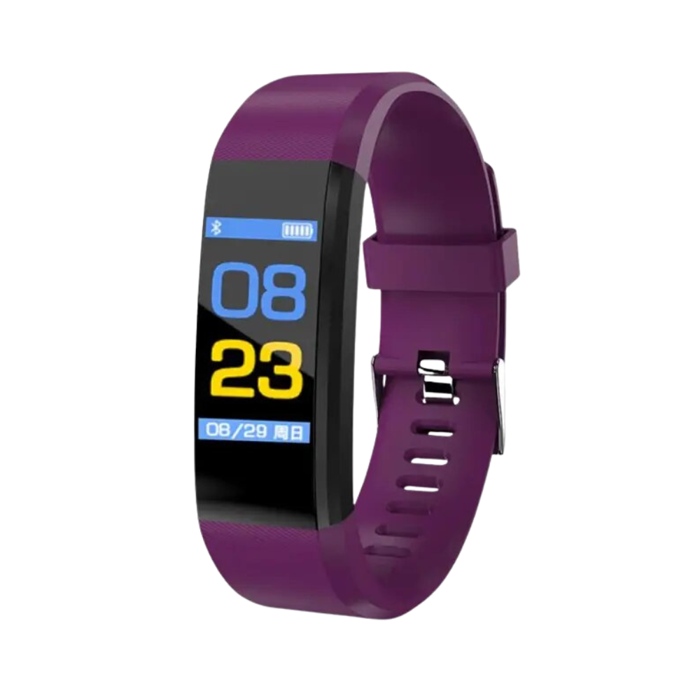 Smartwatch per anziani con monitoraggio frequenza cardiaca e pressione sanguigna