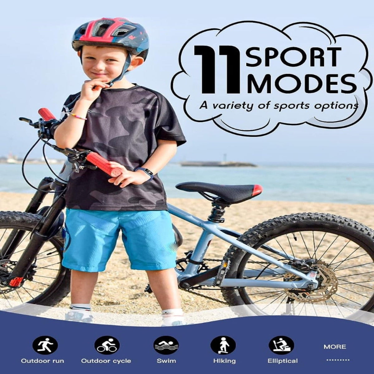 Smartwatch per bambini con GPS, monitoraggio fitness e funzioni salute – Viona