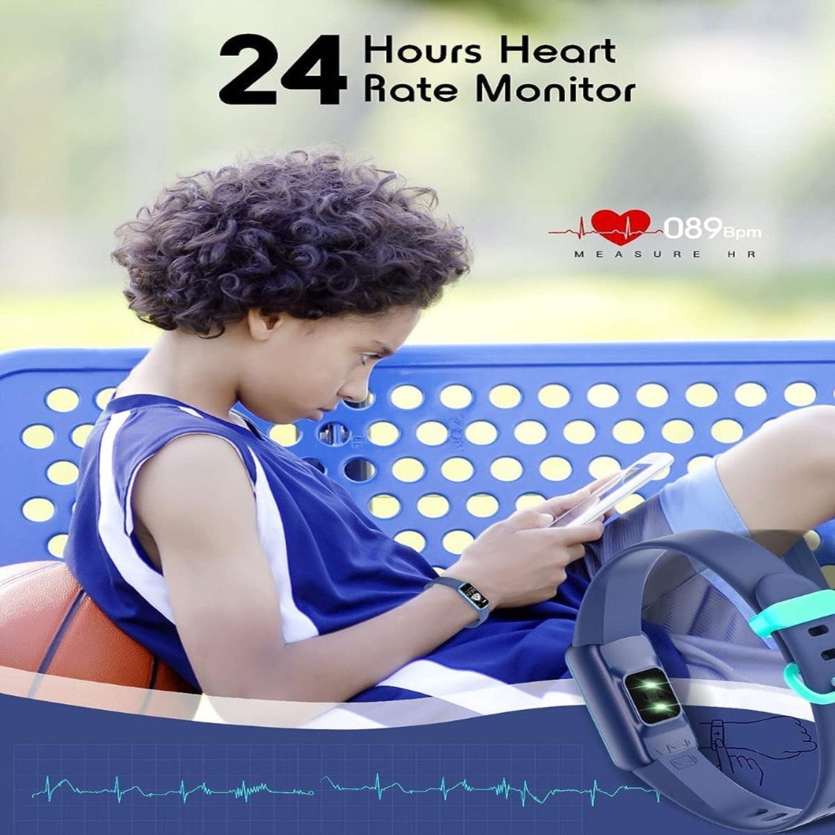 Smartwatch per bambini con GPS, monitoraggio fitness e funzioni salute – Viona