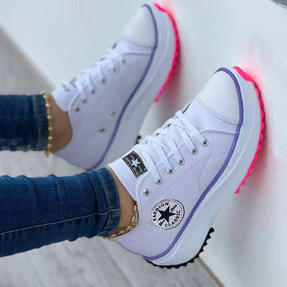 Sneaker platform ortopediche da donna