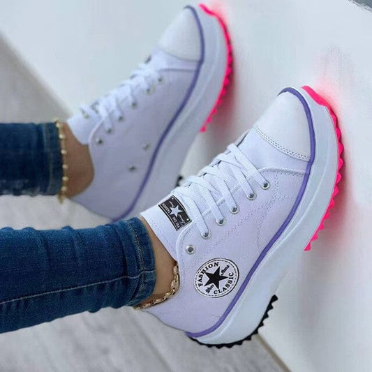 Sneaker platform ortopediche da donna