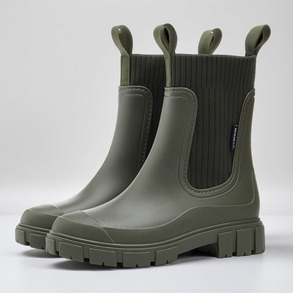 Stivaletti Chelsea da donna con suola grip per outdoor