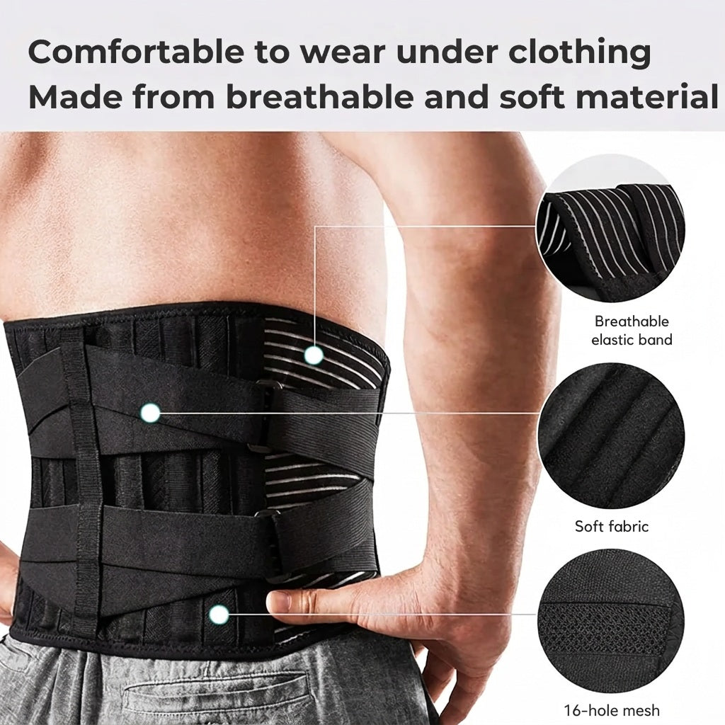 Supporto lombare | Cintura di sostegno | Stabilizzazione a 360° | OrthoFlexa