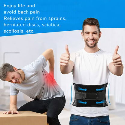 Supporto lombare | Cintura di sostegno | Stabilizzazione a 360° | OrthoFlexa
