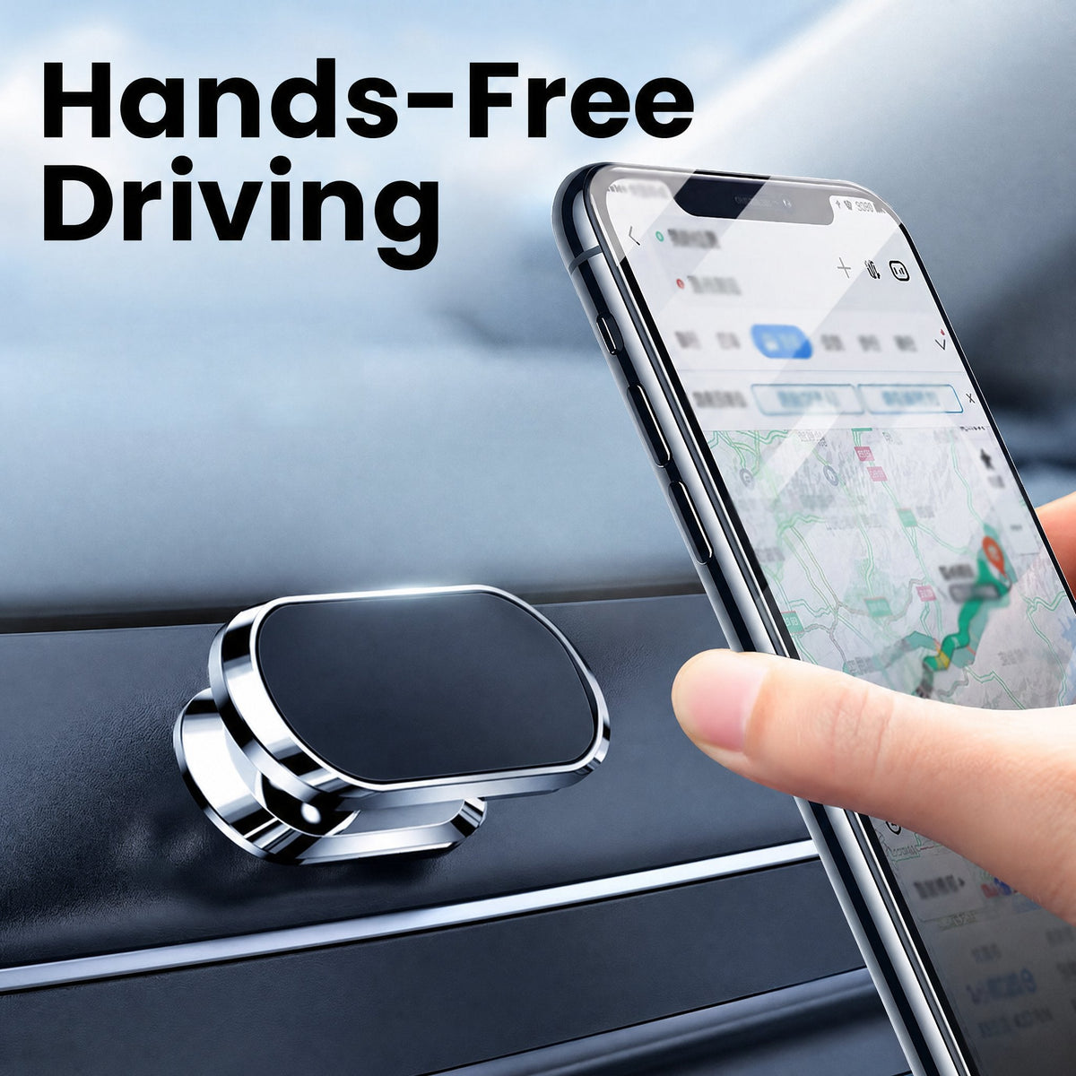 Supporto magnetico per telefono auto e altro