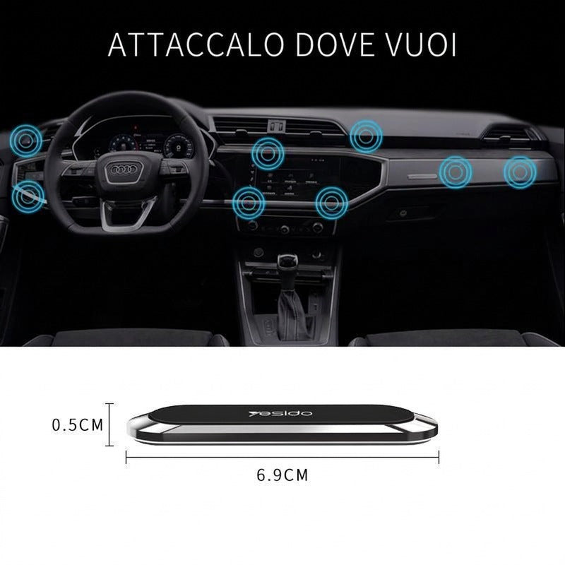 Supporto magnetico stabile per telefono da auto