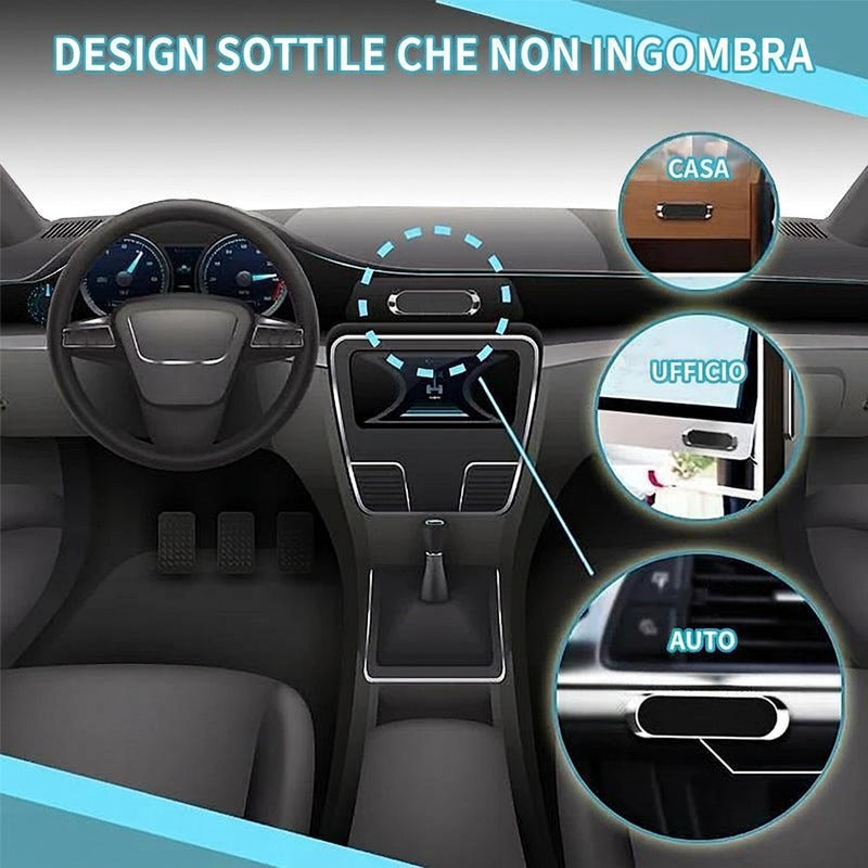 Supporto magnetico stabile per telefono da auto