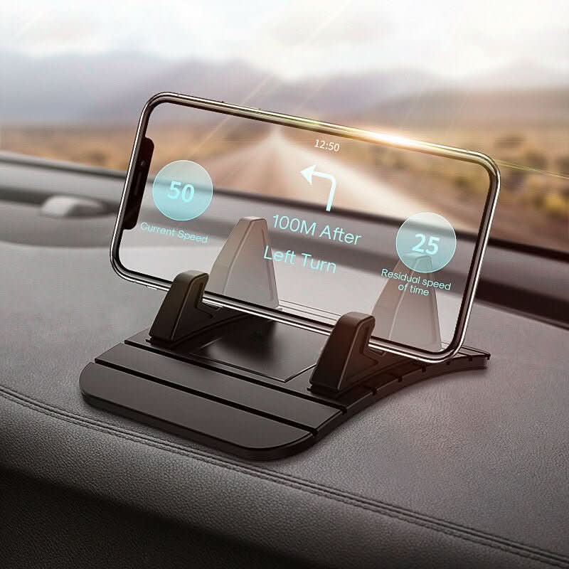 Supporto per cellulare da auto | Montaggio su cruscotto | Base in silicone antiscivolo | GripMate