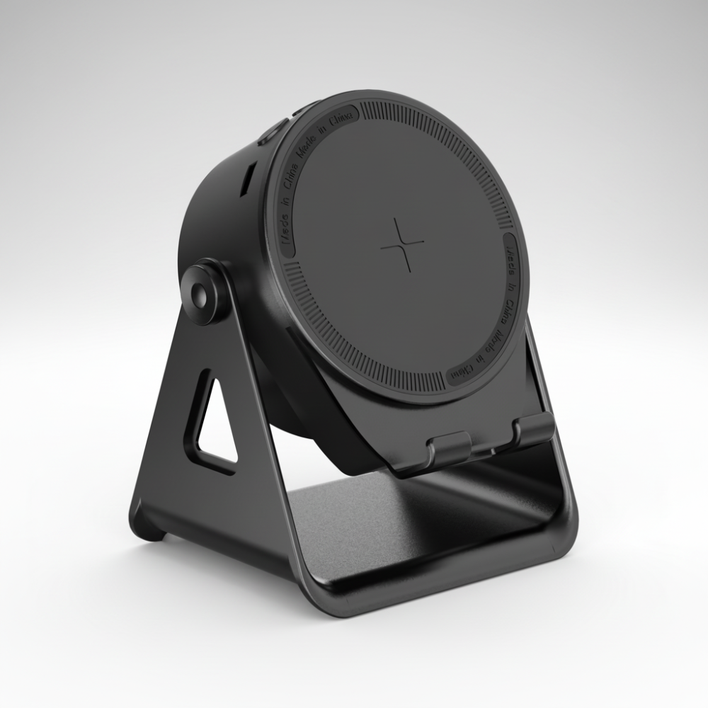 Supporto per Telefono con Speaker Bluetooth e Ricarica Wireless
