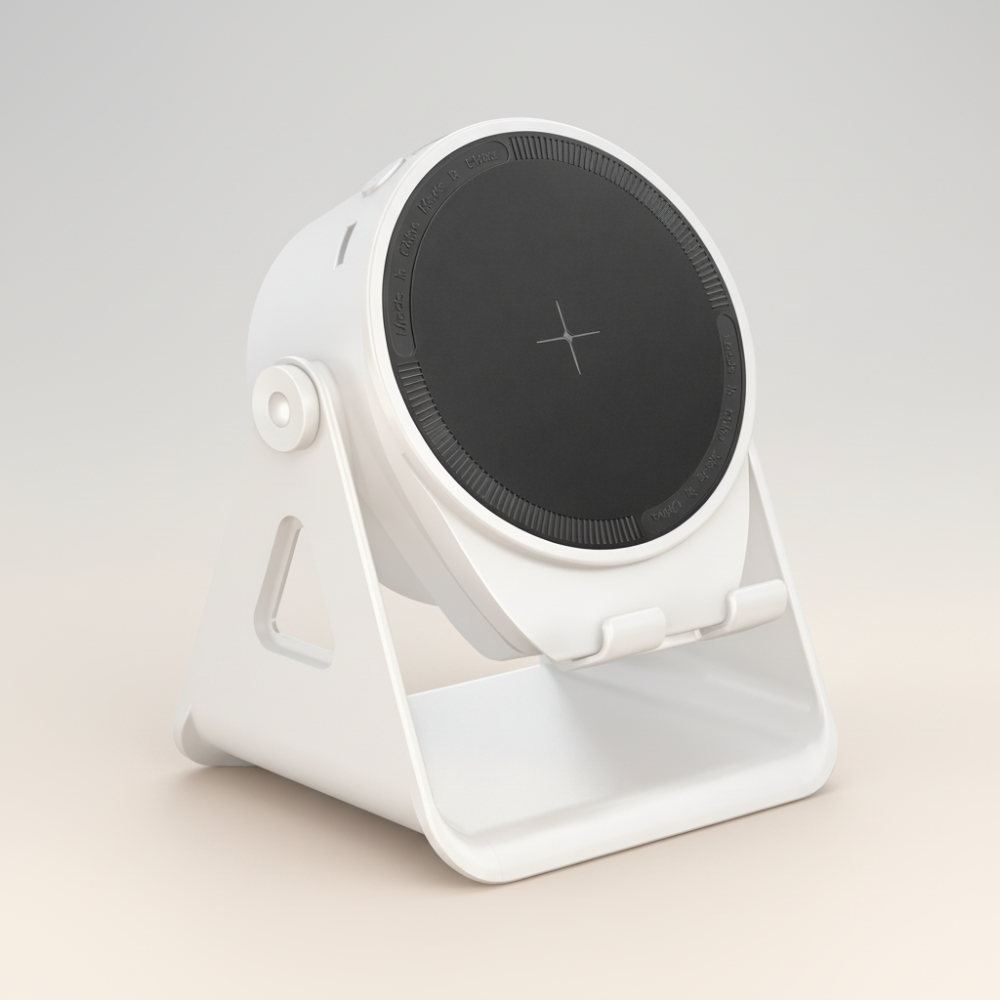 Supporto per Telefono con Speaker Bluetooth e Ricarica Wireless