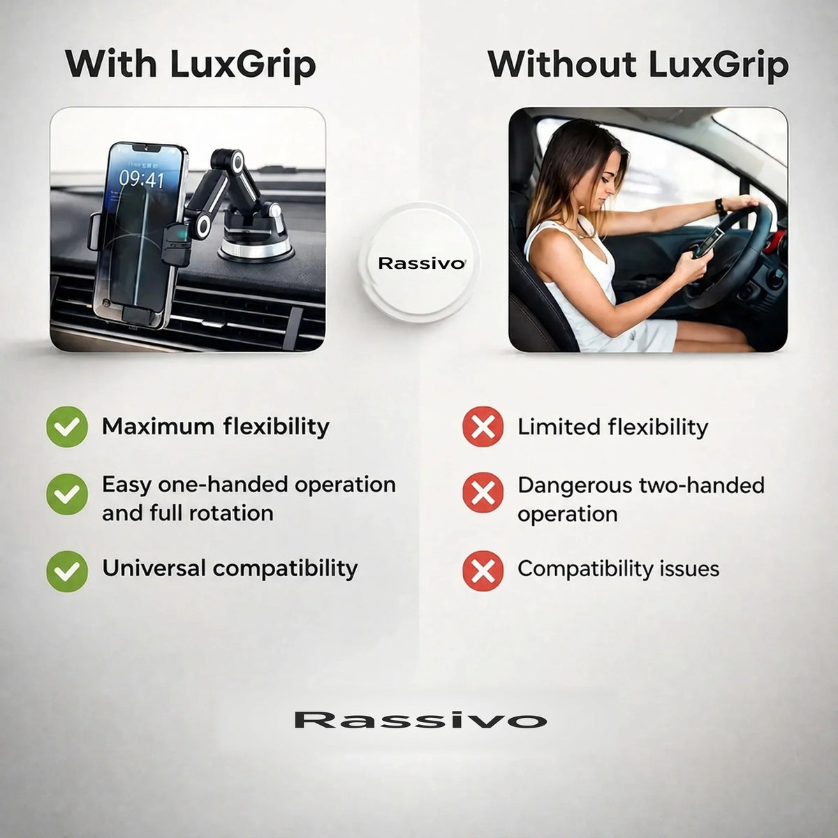 Supporto per telefono da auto | LuxGrip
