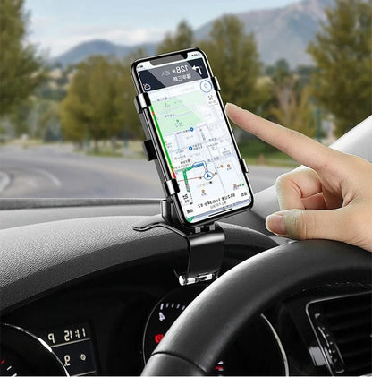 Supporto per telefono da auto per cruscotto e bocchetta, supporto rotante a 360° per telefono, supporto universale antis