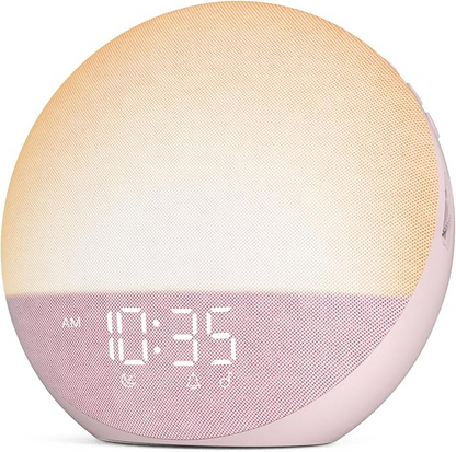 Sveglia con simulazione alba e controlli touch | Luce graduale alba e tramonto | Toni sveglia multipli e livelli di lumi