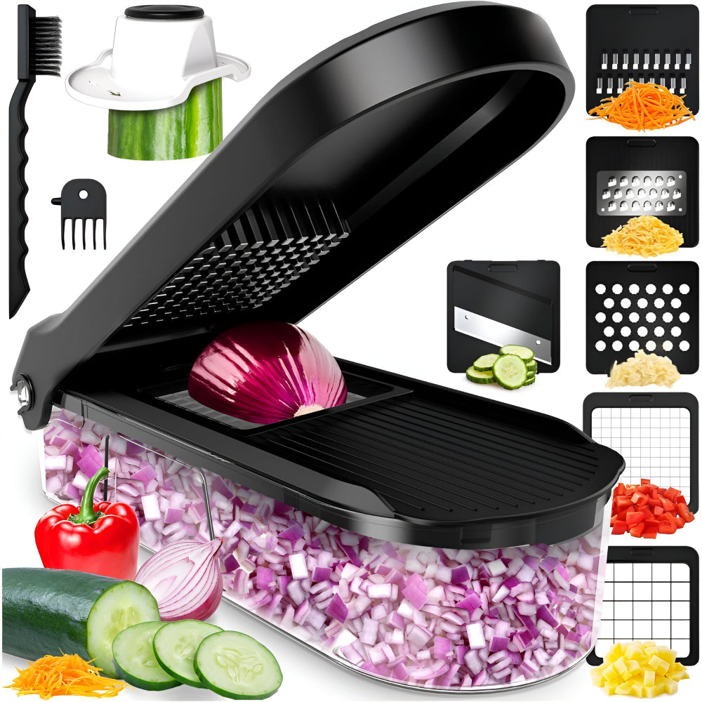 Taglia Verdure Manuale Set Multifunzione per Preparazione Alimenti
