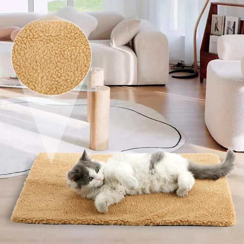 Tappetino autoriscaldante per animali domestici – senza elettricità e lavabile per cani e gatti