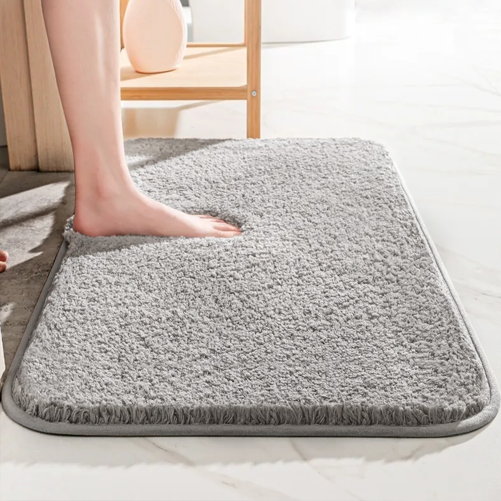 Tappetino da bagno di lusso SoftStep – tappeto extra spesso in microfibra con superficie antiscivolo e alto assorbimento