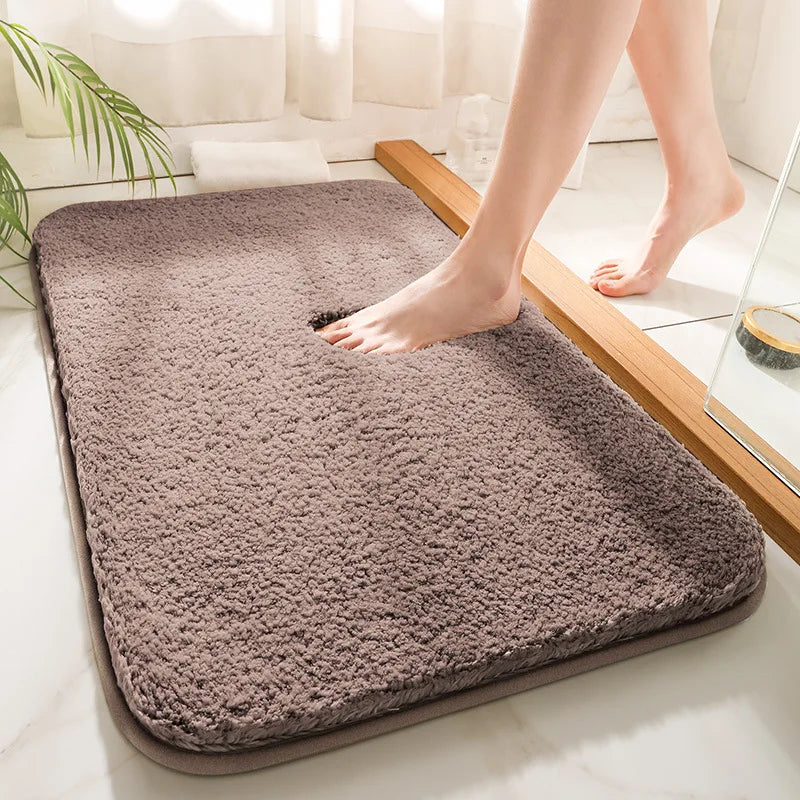 Tappetino da bagno di lusso SoftStep – tappeto extra spesso in microfibra con superficie antiscivolo e alto assorbimento