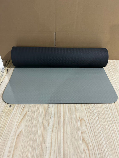 Tappetino yoga fitness antiscivolo con doppio ammortizzamento