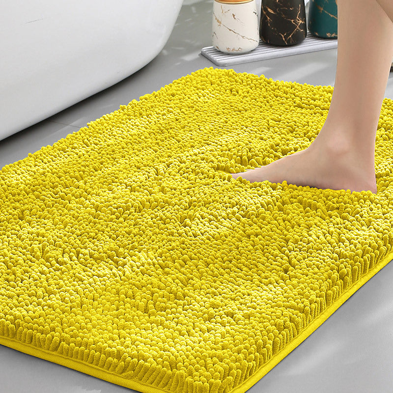 Tappeto da bagno antiscivolo in ciniglia morbida — spesso pile in microfibra, superficie assorbente