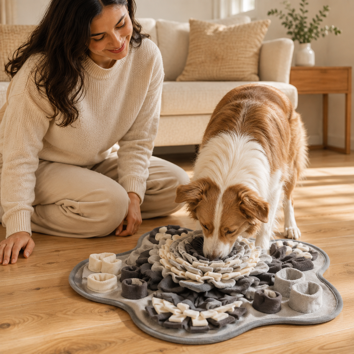 Tappeto olfattivo interattivo per cani