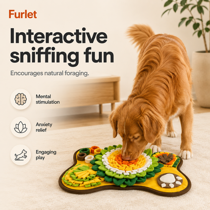 Tappeto olfattivo interattivo per cani