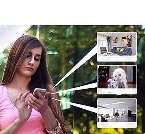 Telecamera di sicurezza WiFi wireless 1080p con controllo da app e visione notturna