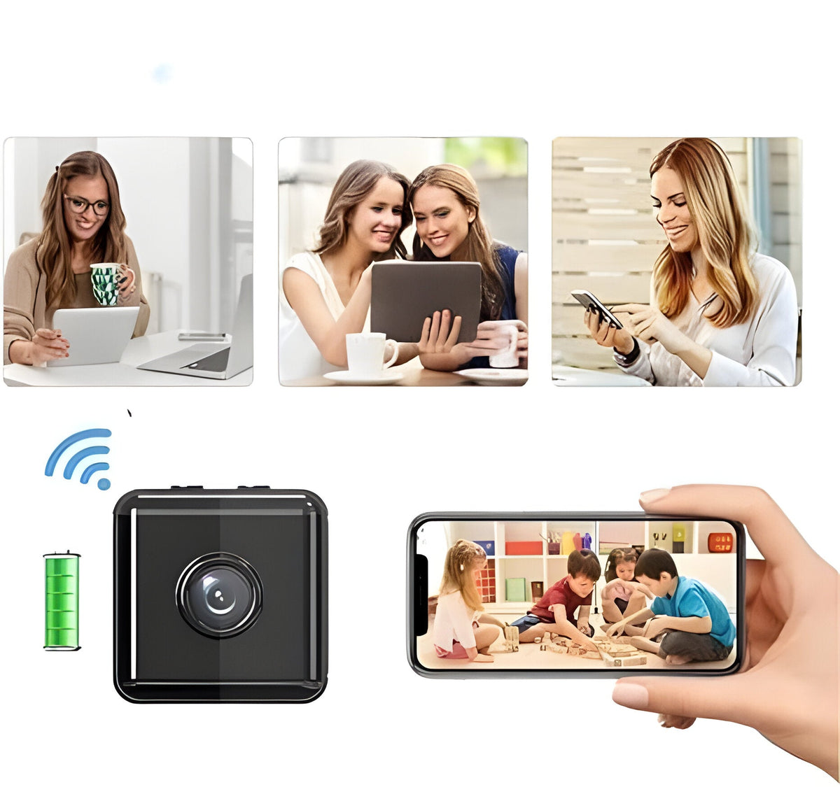 Telecamera di sicurezza wireless HD Sentinel Eye