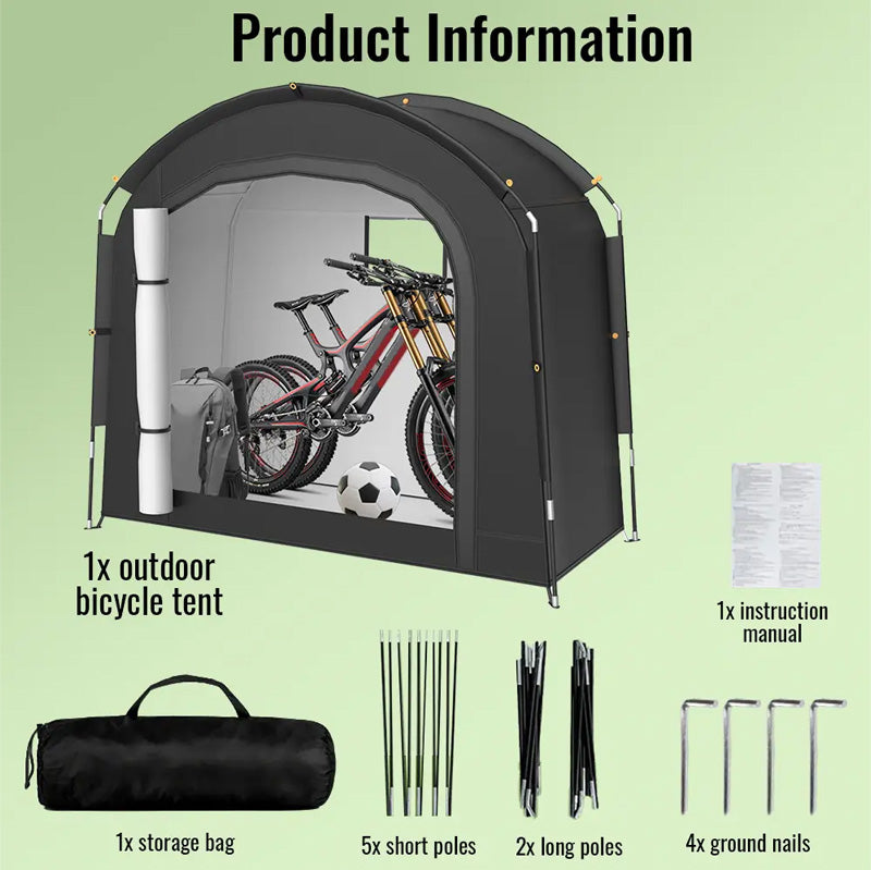 Tenda garage portatile impermeabile per deposito