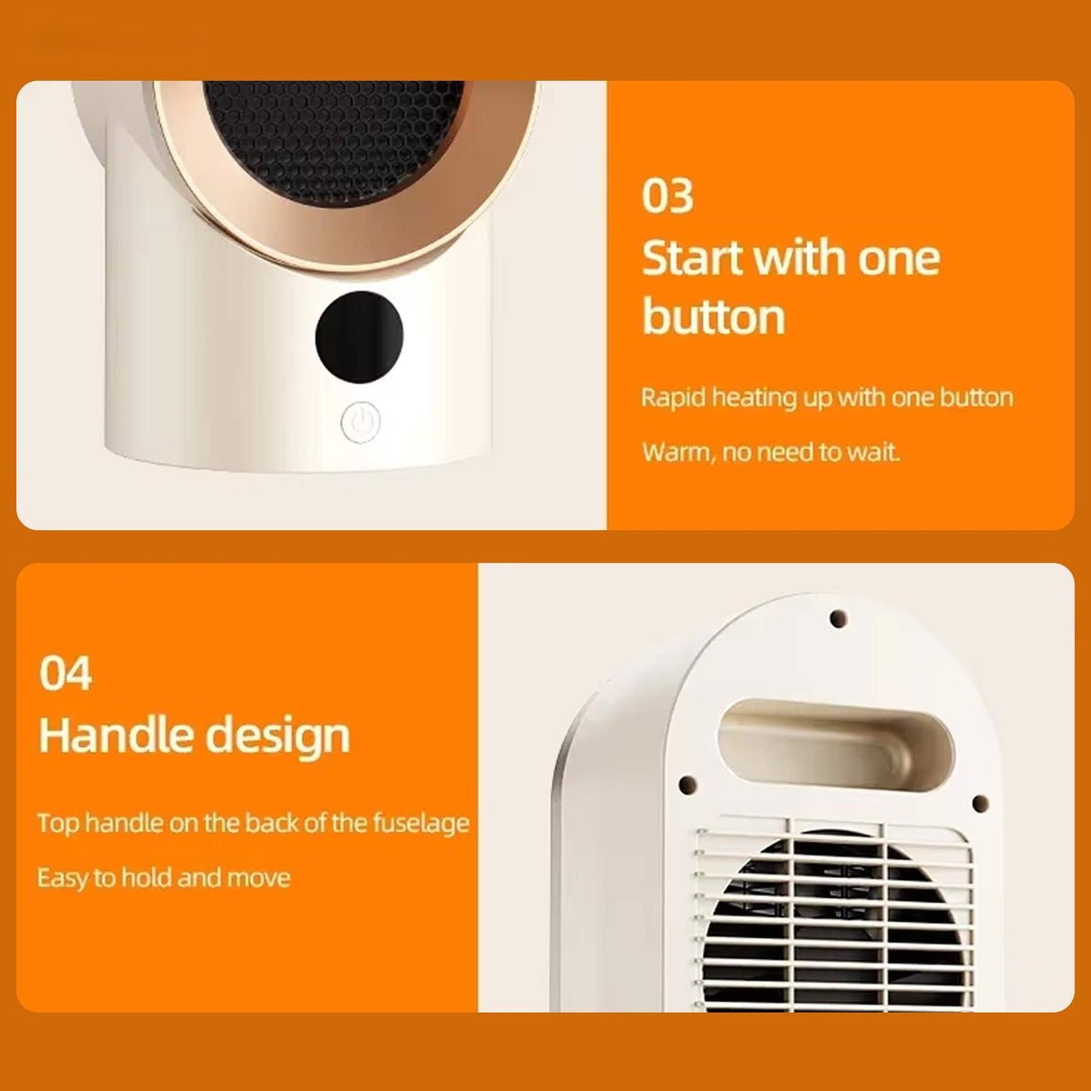 Termoventilatore a Risparmio Energetico per Piccoli Ambienti