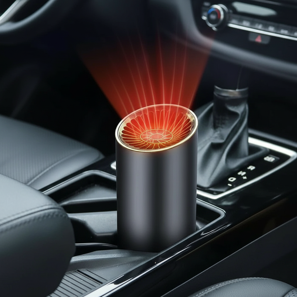 Termoventilatore Auto a Forma di Tazza con Riscaldamento Rapido