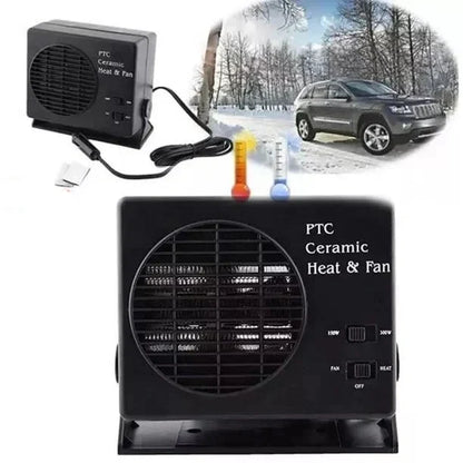 Termoventilatore Ceramico per Auto 12V 150W-300W con Termostato Automatico