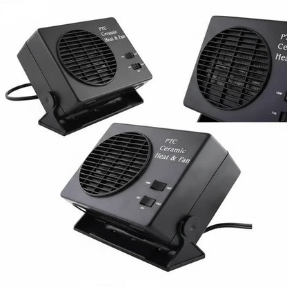 Termoventilatore Ceramico per Auto 12V 150W-300W con Termostato Automatico