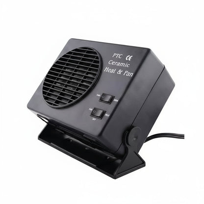 Termoventilatore Ceramico per Auto 12V 150W-300W con Termostato Automatico