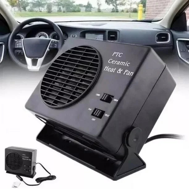 Termoventilatore per auto | Riscaldatore ceramico e termostato automatico | 12 V