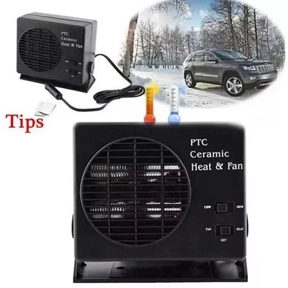 Termoventilatore per auto | Riscaldatore ceramico e termostato automatico | 12 V