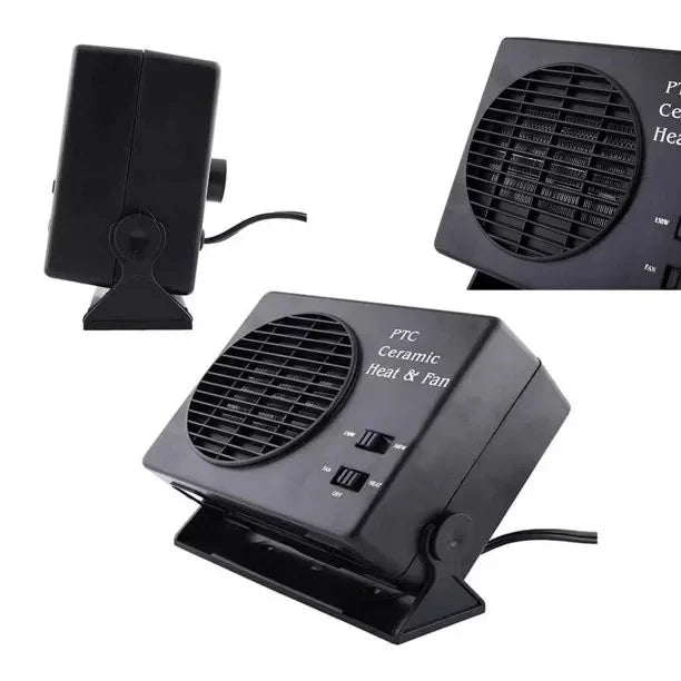 Termoventilatore per auto | Riscaldatore ceramico e termostato automatico | 12 V