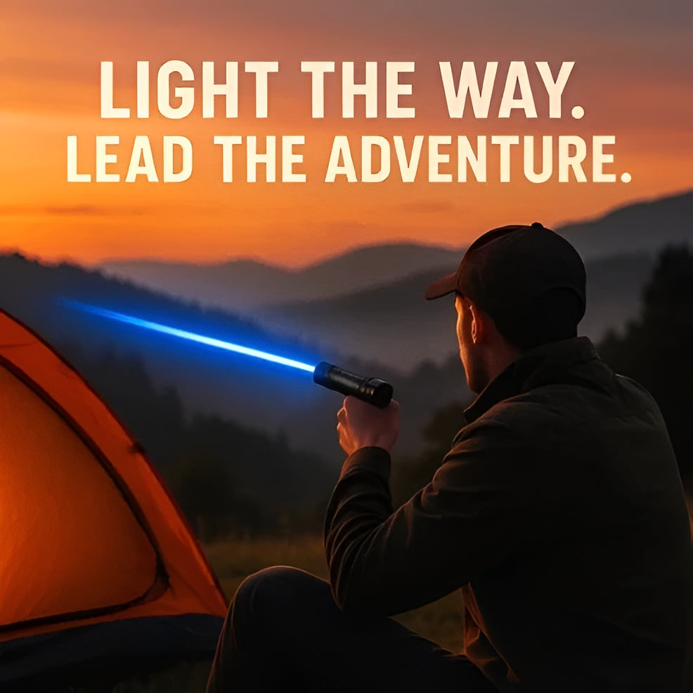 Torcia Laser Tattica Potente per Sopravvivenza Outdoor e Accensione Fuoco