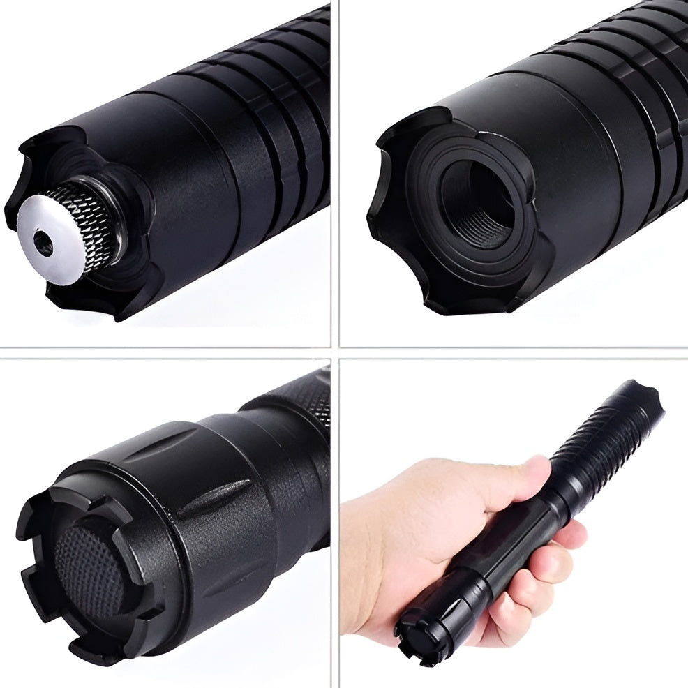 Torcia Laser Tattica Potente per Sopravvivenza Outdoor e Accensione Fuoco