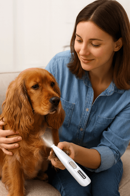 Tosatrice ultra silenziosa per animali sensibili