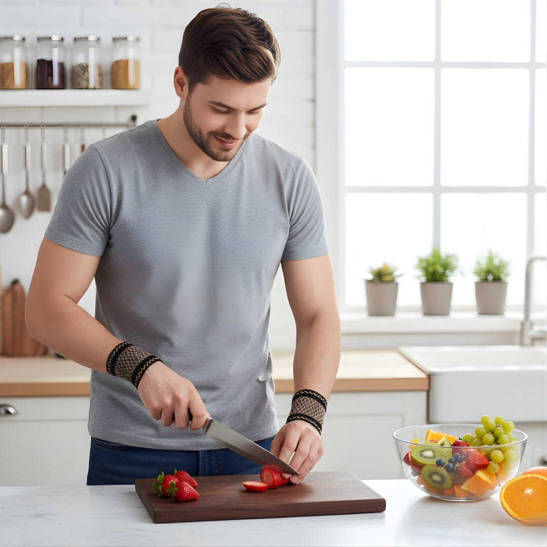 Tutore da Polso a Compressione con Infusione di Rame per Sollievo dal Dolore