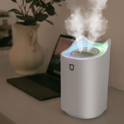 Umidificatore a ultrasuoni con serbatoio da 3 l | 3 modalità di nebulizzazione, funzionamento silenzioso | Fino a 24 ore