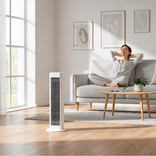 Ventilatore a Torre Portatile Oscillante